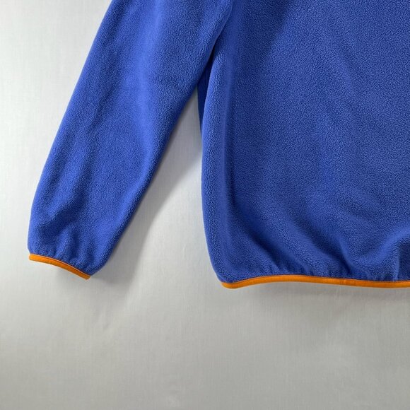 Patagonia Lightweight Synchilla Snap-T Fleece Pullover Women S  Blue Orange Trim - Picture 5 of 11